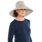 Coolibar - UV Beach Hat for women - Brittany - Natural